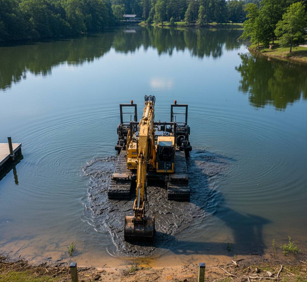 Mechanical Dredging for Tennessee Ponds and Lakes